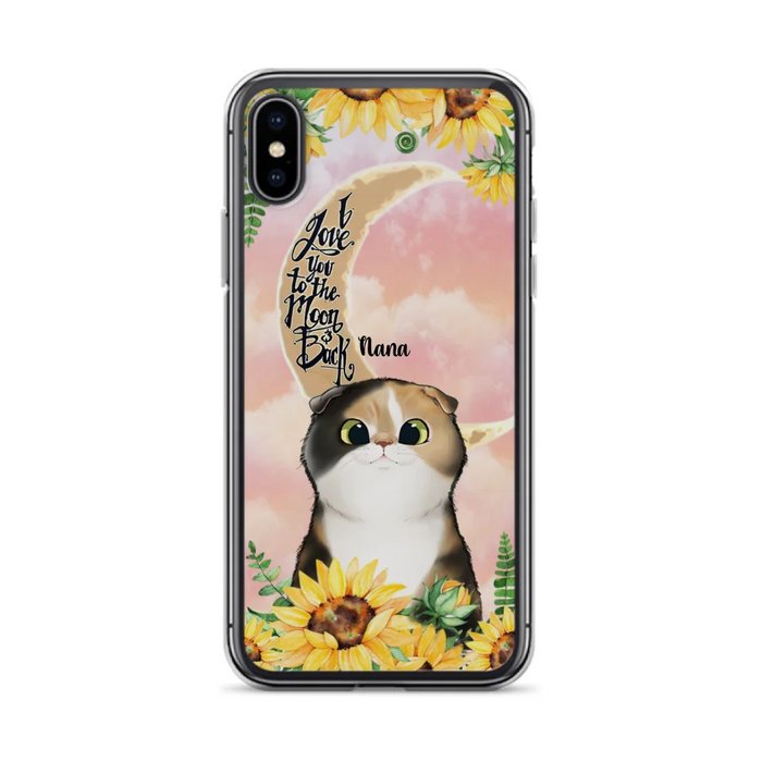 Custom Personalized Cat Phone Case - Best Gift Idea For Cat Lovers With Upto 7 Cats - Case For iPhone, Samsung and Xiaomi