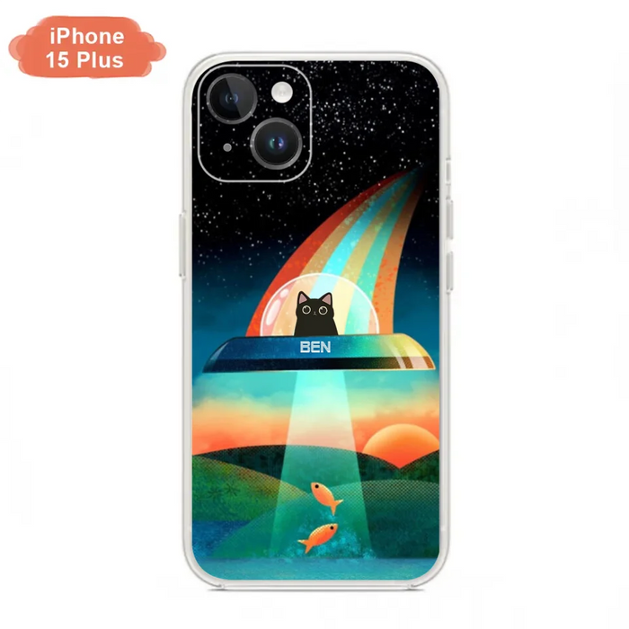 Custom Personalized Cat Phone Case - Gift For Cat Lovers - Case For iPhone, Samsung and Xiaomi with up to 3 Cats - EHTD0U