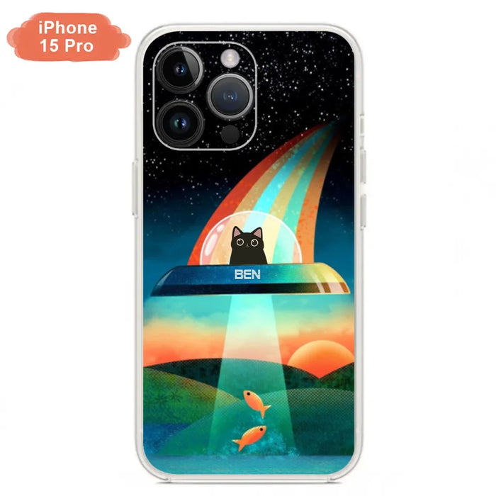 Custom Personalized Cat Phone Case - Gift For Cat Lovers - Case For iPhone, Samsung and Xiaomi with up to 3 Cats - EHTD0U