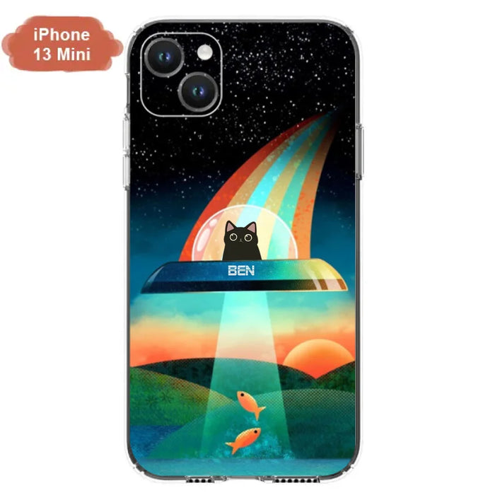 Custom Personalized Cat Phone Case - Gift For Cat Lovers - Case For iPhone, Samsung and Xiaomi with up to 3 Cats - EHTD0U