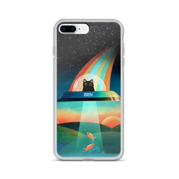 Custom Personalized Cat Phone Case - Gift For Cat Lovers - Case For iPhone, Samsung and Xiaomi with up to 3 Cats - EHTD0U