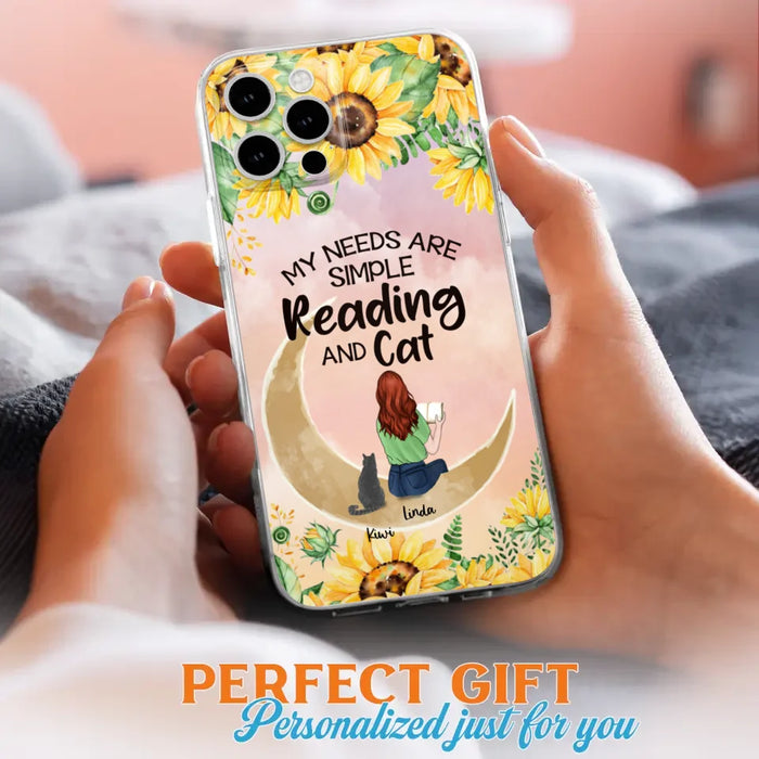 Custom Personalized Reading Dog/Cat Phone Case - Best Gift Idea For Dogs/Cats Lovers - Case For iPhone, Samsung and Xiaomi