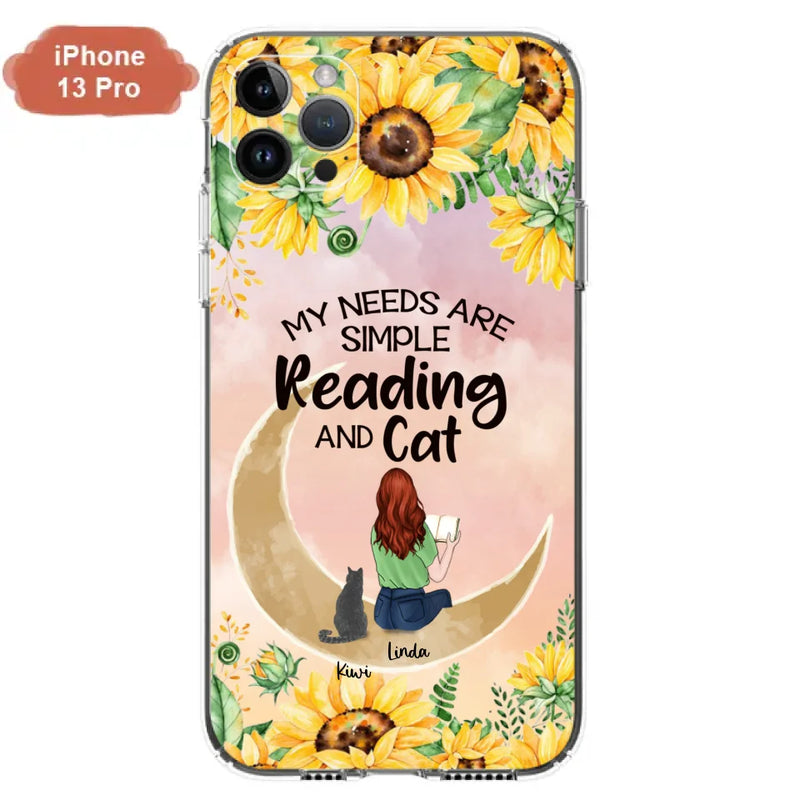 Custom Personalized Reading Dog/Cat Phone Case - Best Gift Idea For Dogs/Cats Lovers - Case For iPhone, Samsung and Xiaomi