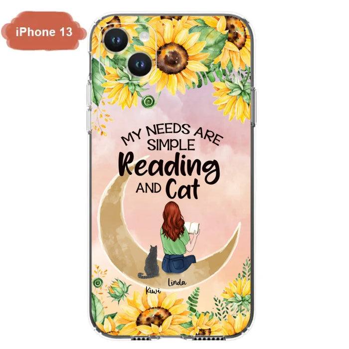 Custom Personalized Reading Dog/Cat Phone Case - Best Gift Idea For Dogs/Cats Lovers - Case For iPhone, Samsung and Xiaomi