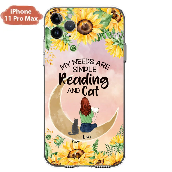 Custom Personalized Reading Dog/Cat Phone Case - Best Gift Idea For Dogs/Cats Lovers - Case For iPhone, Samsung and Xiaomi