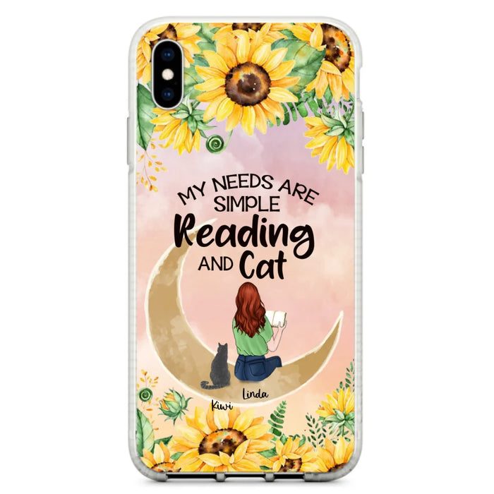 Custom Personalized Reading Dog/Cat Phone Case - Best Gift Idea For Dogs/Cats Lovers - Case For iPhone, Samsung and Xiaomi