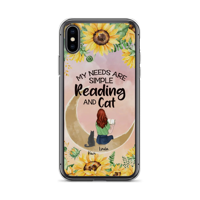 Custom Personalized Reading Dog/Cat Phone Case - Best Gift Idea For Dogs/Cats Lovers - Case For iPhone, Samsung and Xiaomi