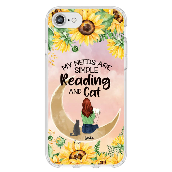 Custom Personalized Reading Dog/Cat Phone Case - Best Gift Idea For Dogs/Cats Lovers - Case For iPhone, Samsung and Xiaomi