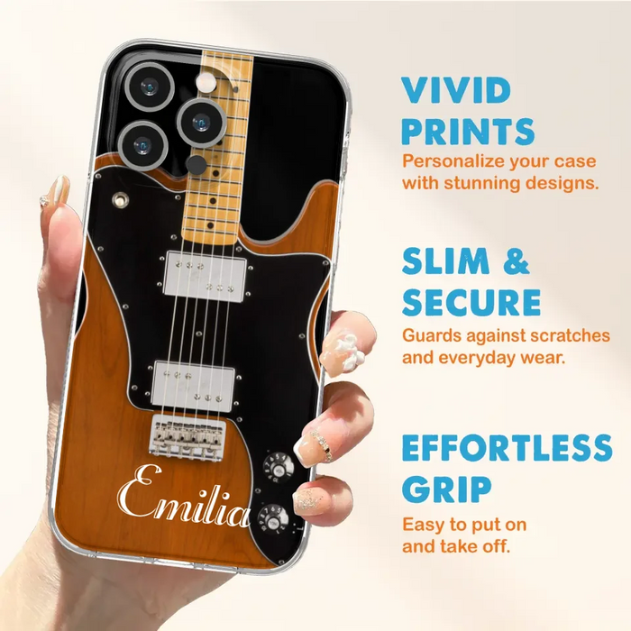 Custom Personalized Guitar Phone Case - Best Gift For Guitarist - Case For iPhone, Samsung and Xiaomi - MDXORB