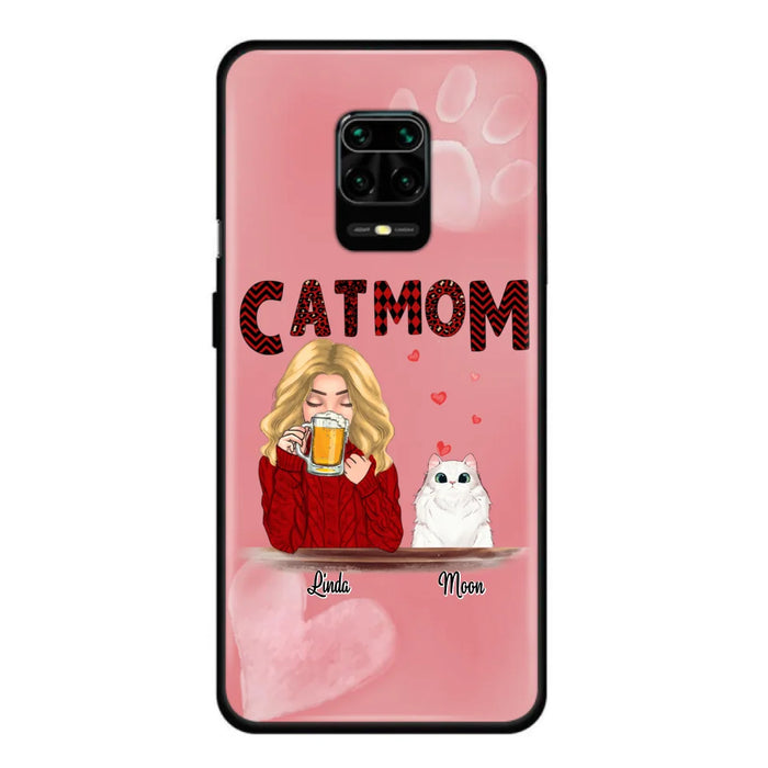 Custom Personalized Pet Mom Phone Case - Best Gift Idea For Pet Lovers With Upto 4 Pets - Case For iPhone, Samsung and Xiaomi