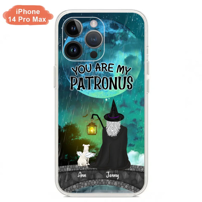 Personalized Witchy Phone Case - Up to 2 Girls and 4 Pets - You Are My Patronus - 4UM2XW