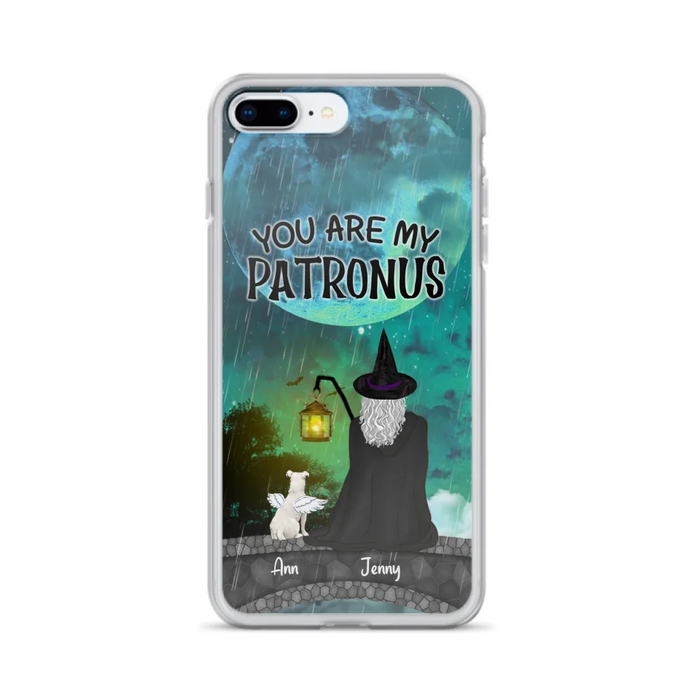 Personalized Witchy Phone Case - Up to 2 Girls and 4 Pets - You Are My Patronus - 4UM2XW