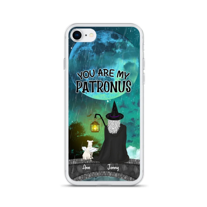 Personalized Witchy Phone Case - Up to 2 Girls and 4 Pets - You Are My Patronus - 4UM2XW