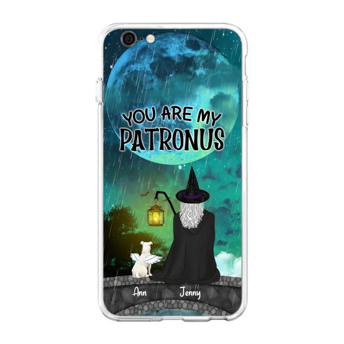 Personalized Witchy Phone Case - Up to 2 Girls and 4 Pets - You Are My Patronus - 4UM2XW