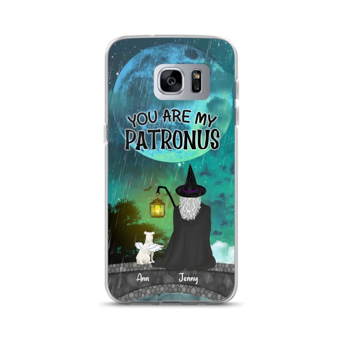 Personalized Witchy Phone Case - Up to 2 Girls and 4 Pets - You Are My Patronus - 4UM2XW