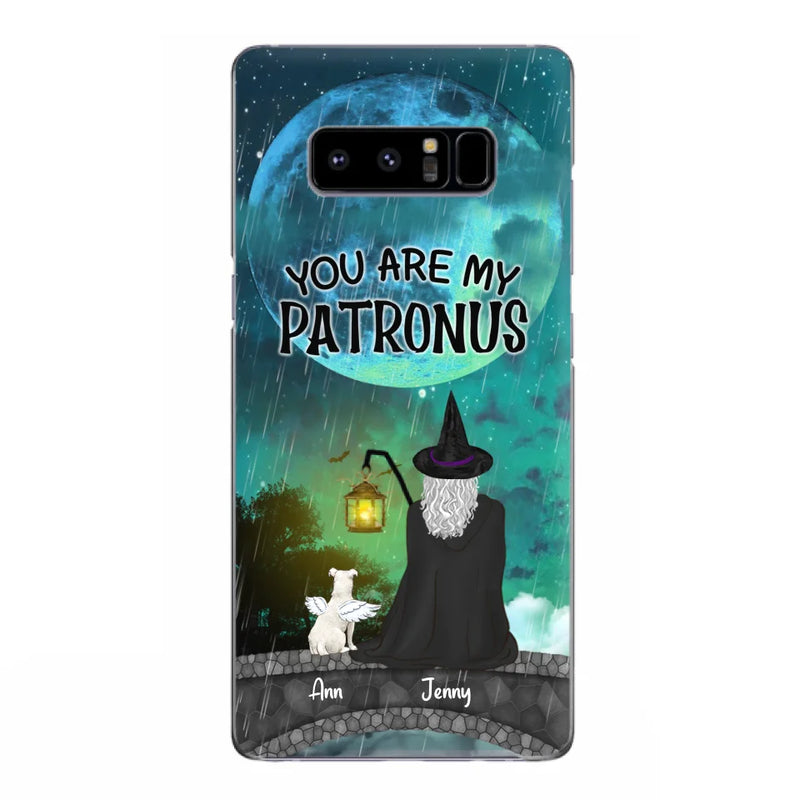 Personalized Witchy Phone Case - Up to 2 Girls and 4 Pets - You Are My Patronus - 4UM2XW