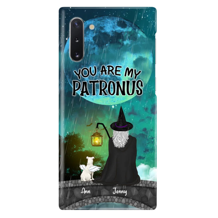 Personalized Witchy Phone Case - Up to 2 Girls and 4 Pets - You Are My Patronus - 4UM2XW