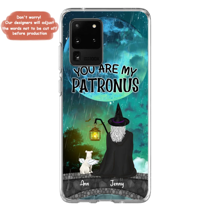 Personalized Witchy Phone Case - Up to 2 Girls and 4 Pets - You Are My Patronus - 4UM2XW