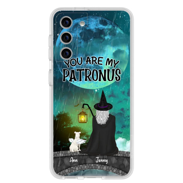 Personalized Witchy Phone Case - Up to 2 Girls and 4 Pets - You Are My Patronus - 4UM2XW