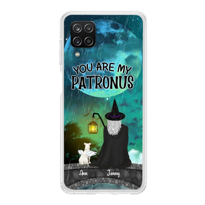 Personalized Witchy Phone Case - Up to 2 Girls and 4 Pets - You Are My Patronus - 4UM2XW