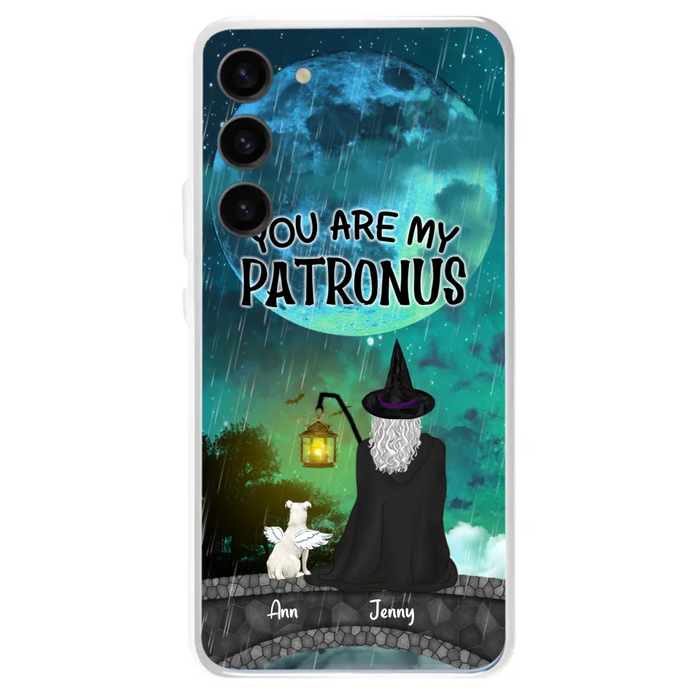 Personalized Witchy Phone Case - Up to 2 Girls and 4 Pets - You Are My Patronus - 4UM2XW