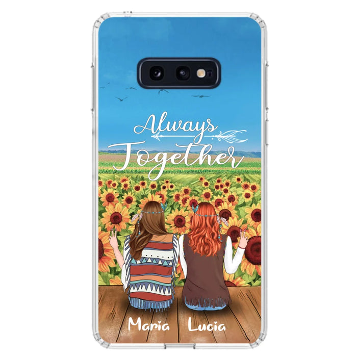 Personalized Hippie Friends Phone Case - Up to 3 Girls - Always Together - F8H385