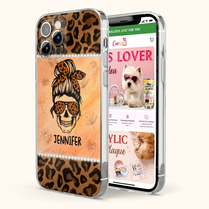 Custom Personalized Skull Phone Case - Phone Case For iPhone, Samsung and Xiaomi