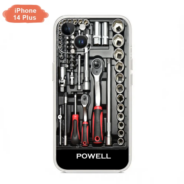 Custom Personalized Mechanic Toolbox Phone Case - Case For iPhone, Samsung And Xiaomi - RCT18X