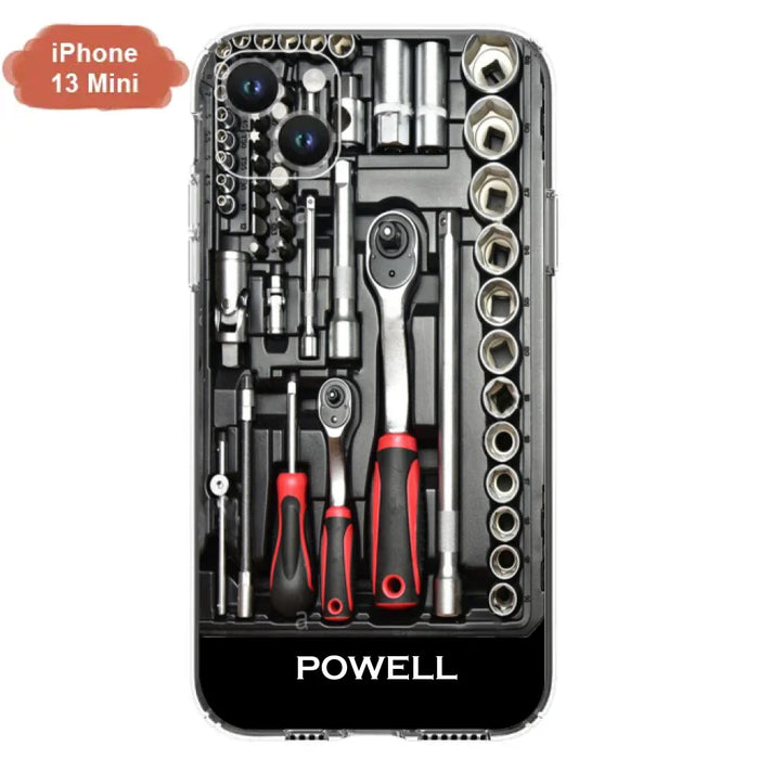 Custom Personalized Mechanic Toolbox Phone Case - Case For iPhone, Samsung And Xiaomi - RCT18X