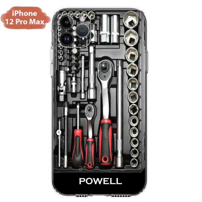 Custom Personalized Mechanic Toolbox Phone Case - Case For iPhone, Samsung And Xiaomi - RCT18X