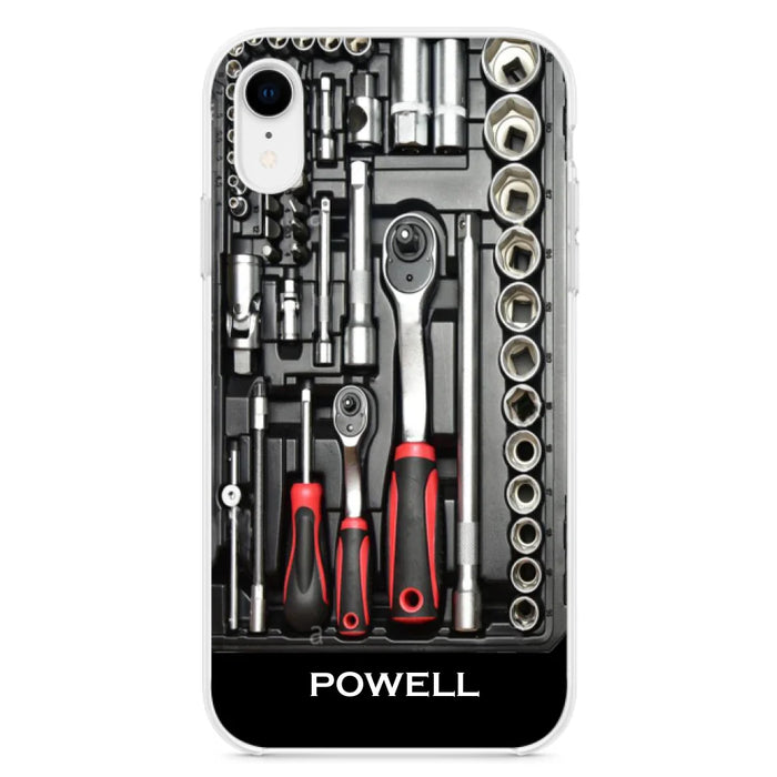 Custom Personalized Mechanic Toolbox Phone Case - Case For iPhone, Samsung And Xiaomi - RCT18X