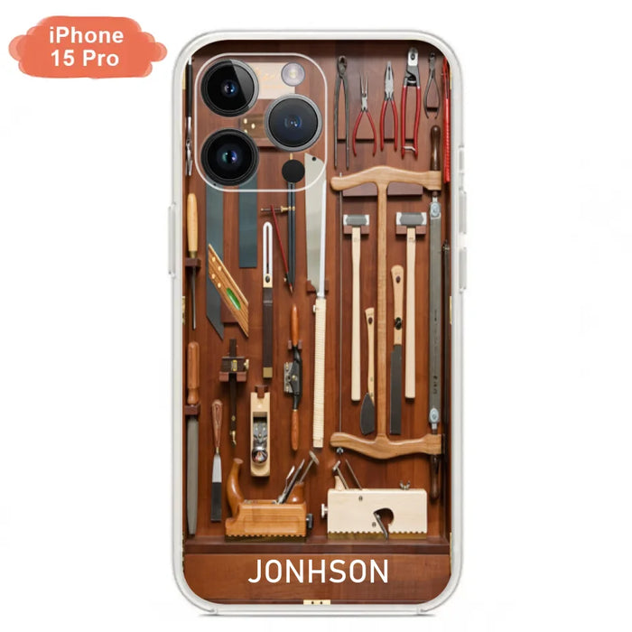 Custom Personalized Carpenter Toolbox Phone Case - Case For iPhone, Samsung And Xiaomi - J59VWE