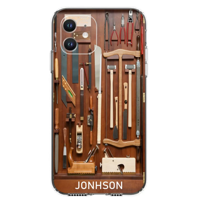 Custom Personalized Carpenter Toolbox Phone Case - Case For iPhone, Samsung And Xiaomi - J59VWE