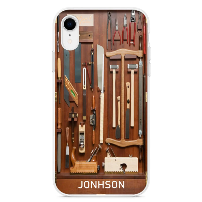 Custom Personalized Carpenter Toolbox Phone Case - Case For iPhone, Samsung And Xiaomi - J59VWE