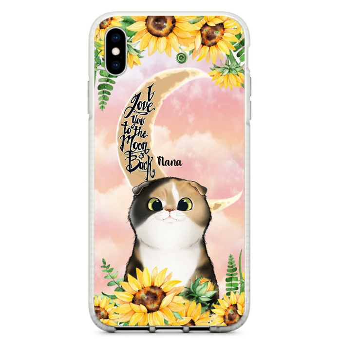 Custom Personalized Cat Phone Case - Best Gift Idea For Cat Lovers With Upto 7 Cats - Case For iPhone, Samsung and Xiaomi