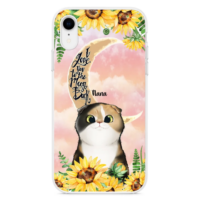 Custom Personalized Cat Phone Case - Best Gift Idea For Cat Lovers With Upto 7 Cats - Case For iPhone, Samsung and Xiaomi