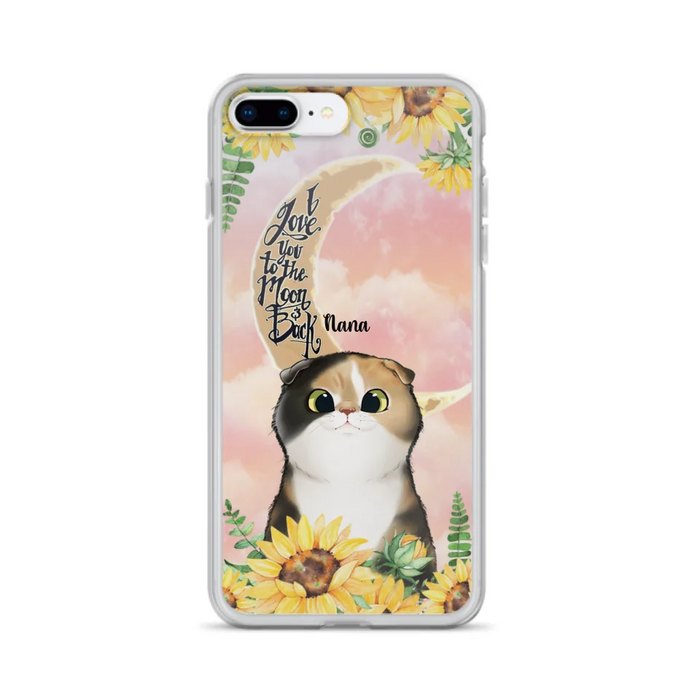 Custom Personalized Cat Phone Case - Best Gift Idea For Cat Lovers With Upto 7 Cats - Case For iPhone, Samsung and Xiaomi