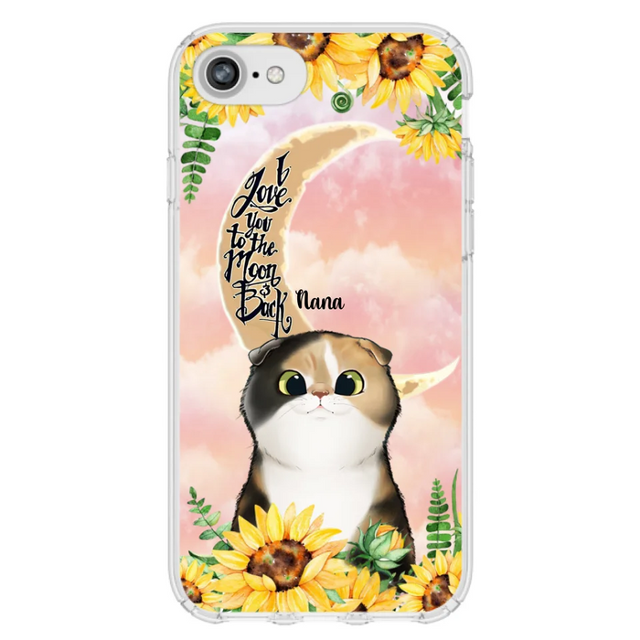 Custom Personalized Cat Phone Case - Best Gift Idea For Cat Lovers With Upto 7 Cats - Case For iPhone, Samsung and Xiaomi