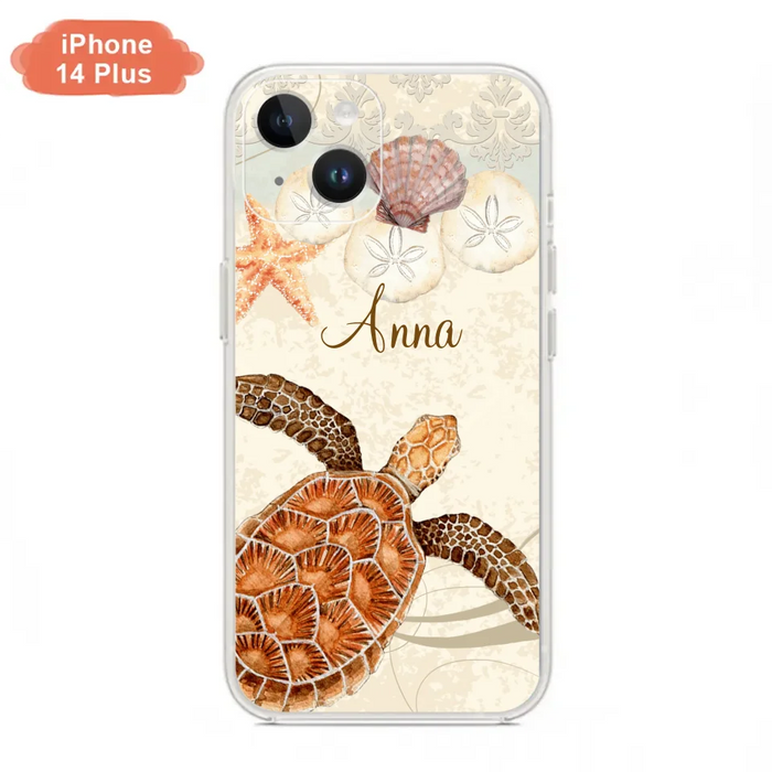 Custom Personalized Sea Turtle Phone Case - Best Gift For Turtle Lover's - Case For iPhone, Samsung and Xiaomi - DTJ0EN