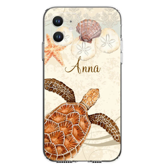 Custom Personalized Sea Turtle Phone Case - Best Gift For Turtle Lover's - Case For iPhone, Samsung and Xiaomi - DTJ0EN