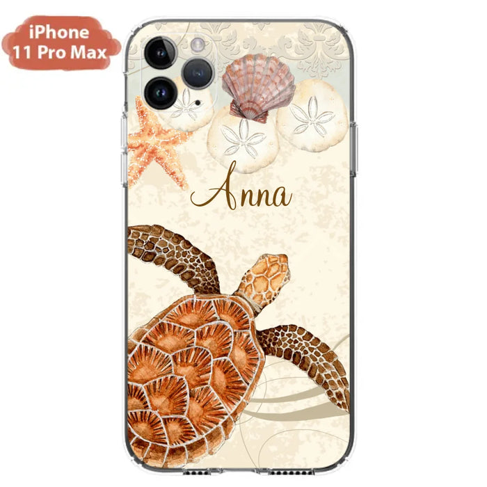 Custom Personalized Sea Turtle Phone Case - Best Gift For Turtle Lover's - Case For iPhone, Samsung and Xiaomi - DTJ0EN