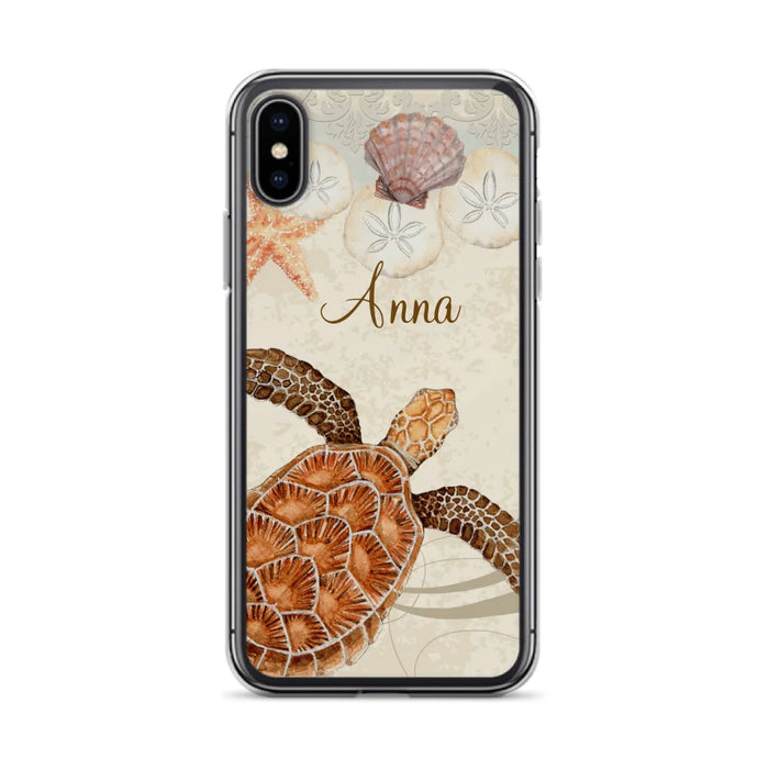 Custom Personalized Sea Turtle Phone Case - Best Gift For Turtle Lover's - Case For iPhone, Samsung and Xiaomi - DTJ0EN