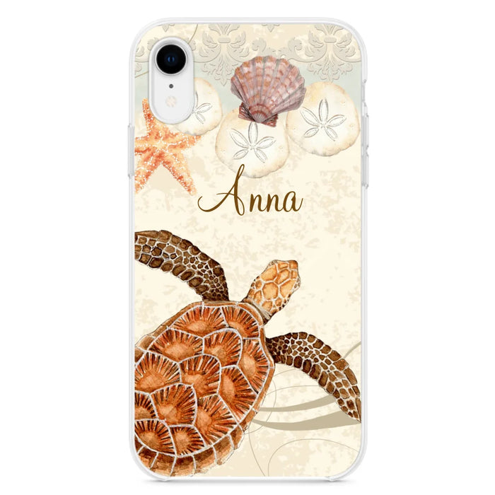 Custom Personalized Sea Turtle Phone Case - Best Gift For Turtle Lover's - Case For iPhone, Samsung and Xiaomi - DTJ0EN