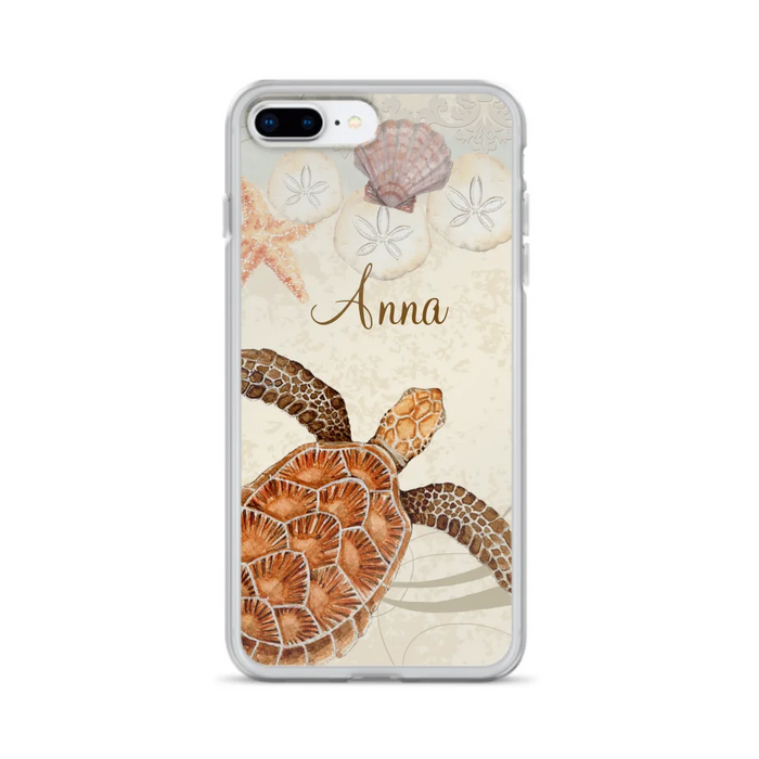 Custom Personalized Sea Turtle Phone Case - Best Gift For Turtle Lover's - Case For iPhone, Samsung and Xiaomi - DTJ0EN