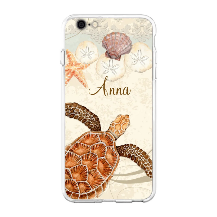 Custom Personalized Sea Turtle Phone Case - Best Gift For Turtle Lover's - Case For iPhone, Samsung and Xiaomi - DTJ0EN