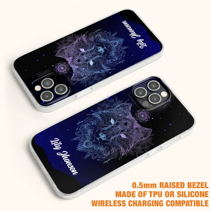 Custom Personalized Wolf Mandala Phone Case - Best Gift For Wolf Lover's - Case For iPhone, Samsung and Xiaomi - TOMO90