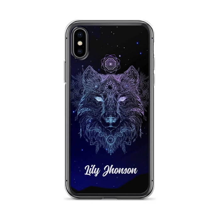 Custom Personalized Wolf Mandala Phone Case - Best Gift For Wolf Lover's - Case For iPhone, Samsung and Xiaomi - TOMO90