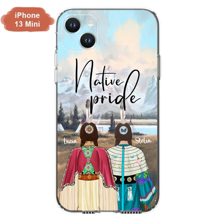 Custom Personalized Native American Couple Phone Case - Native Pride - Case Phone For iPhone And Samsung