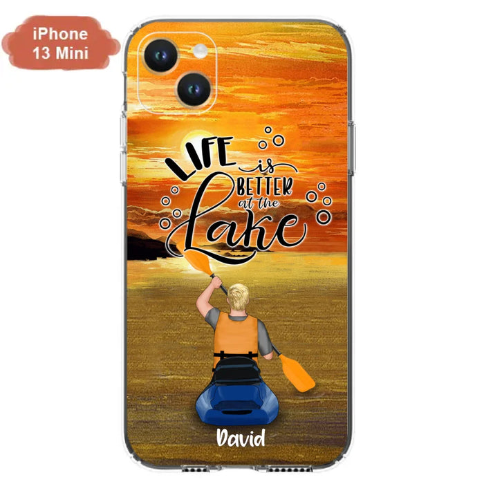 Personalized Kayak Phone Case - Man/ Woman/ Couple - Life Is Better At The Lake - Phone Case For iPhone And Samsung - FKUJGV