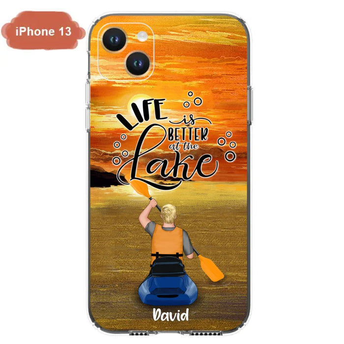 Personalized Kayak Phone Case - Man/ Woman/ Couple - Life Is Better At The Lake - Phone Case For iPhone And Samsung - FKUJGV